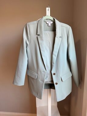 Old Navy Light Mint Blazer - Women's Tailored Jacket
